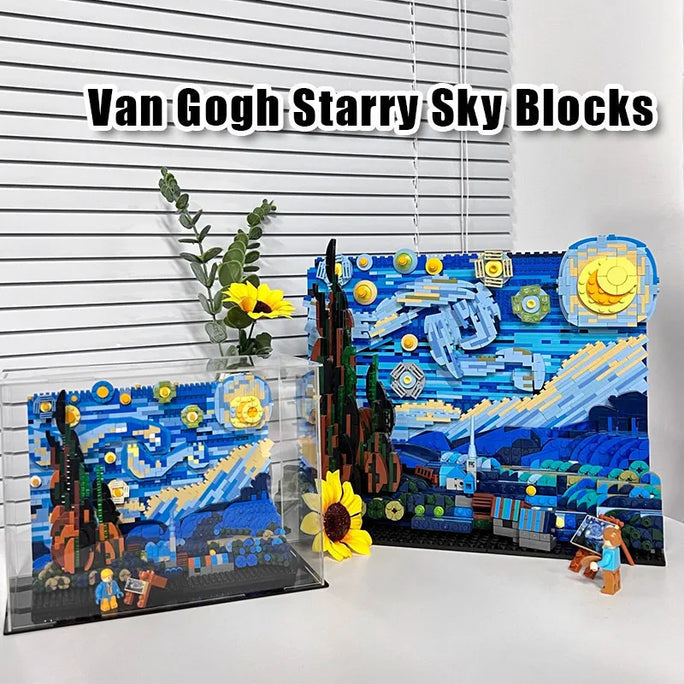 Starry Night Building Blocks Set